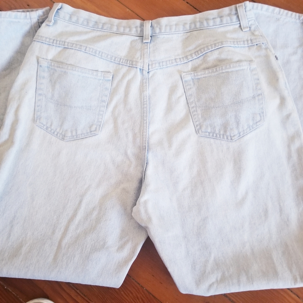 Vintage Chic Jeans Mom Light Wash High Rise Waist 33" Size 18 - Picture 4 of 8